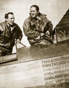 Eşsiz başarının havacıları (fotogravür) by French Photographer